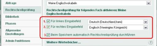 Weitere Einstellungen vornehmen