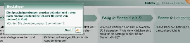 Auswahl übernehmen