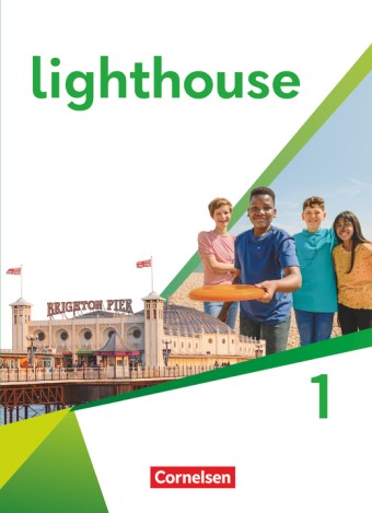 Das Cover zur Buchreihe Lighthouse General Edition von Cornelsen zum Lernen der Vokabeln in der Sprache Englisch. Der Vokabeltrainer phase6 classic ist die beste App für bessere Noten.