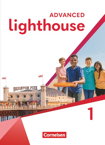 Das Cover zur Buchreihe Lighthouse Advanced Edition von Cornelsen zum Lernen der Vokabeln in der Sprache Englisch. Der Vokabeltrainer phase6 classic ist die beste App für bessere Noten.
