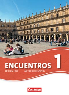 Das Cover zur Buchreihe Encuentros Edición 3000 von Cornelsen zum Lernen der Vokabeln in der Sprache Spanisch. Der Vokabeltrainer phase6 classic ist die beste App für bessere Noten.