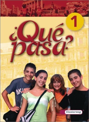 Das Cover zur Buchreihe ¿Qué pasa? von Diesterweg zum Lernen der Vokabeln in der Sprache Spanisch. Der Vokabeltrainer phase6 classic ist die beste App für bessere Noten.
