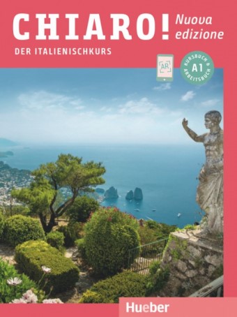 Das Cover zur Buchreihe Chiaro! Nuova edizione von Hueber zum Lernen der Vokabeln in der Sprache Italienisch. Der Vokabeltrainer phase6 classic ist die beste App für bessere Noten.