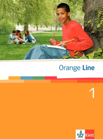Das Cover zur Buchreihe Orange Line von Ernst Klett Verlag zum Lernen der Vokabeln in der Sprache Englisch. Der Vokabeltrainer phase6 classic ist die beste App für bessere Noten.