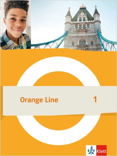 Das Cover zur Buchreihe Orange Line 2022 von Ernst Klett Verlag zum Lernen der Vokabeln in der Sprache Englisch. Der Vokabeltrainer phase6 classic ist die beste App für bessere Noten.