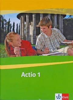 Das Cover zur Buchreihe Actio von Ernst Klett Verlag zum Lernen der Vokabeln in der Sprache Latein. Der Vokabeltrainer phase6 classic ist die beste App für bessere Noten.