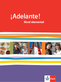 Das Cover zur Buchreihe ¡Adelante! von Ernst Klett Verlag zum Lernen der Vokabeln in der Sprache Spanisch. Der Vokabeltrainer phase6 classic ist die beste App für bessere Noten.