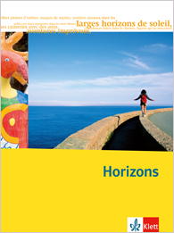 Das Cover zur Buchreihe Horizons von Ernst Klett Verlag zum Lernen der Vokabeln in der Sprache Französisch. Der Vokabeltrainer phase6 classic ist die beste App für bessere Noten.