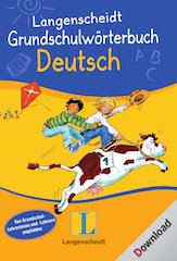 Das Cover zur Buchreihe Grundschulwörterbuch Deutsch von Langenscheidt zum Lernen der Vokabeln in der Sprache Deutsch. Der Vokabeltrainer phase6 classic ist die beste App für bessere Noten.