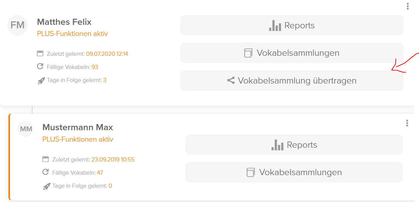 Mein Konto Gruppenverwaltung phase6 Help Center