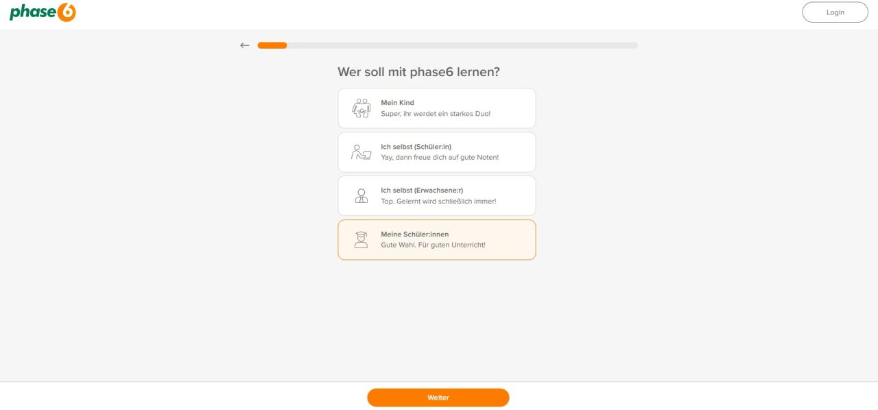 Meine Schüler auswählen