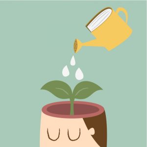 Illustration: Das Gehirn wachsen lassen