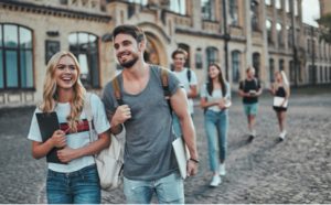 Gruppe von Studierenden