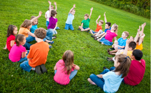 Sitzkreis zum Tagesbeginn