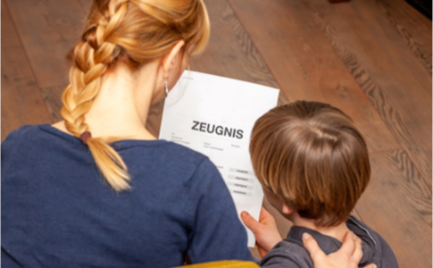 Zeugnis am Ende des Schuljahres