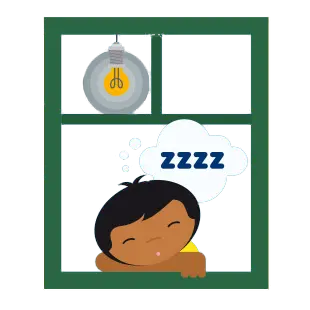 Lesendes Kind mit Globus