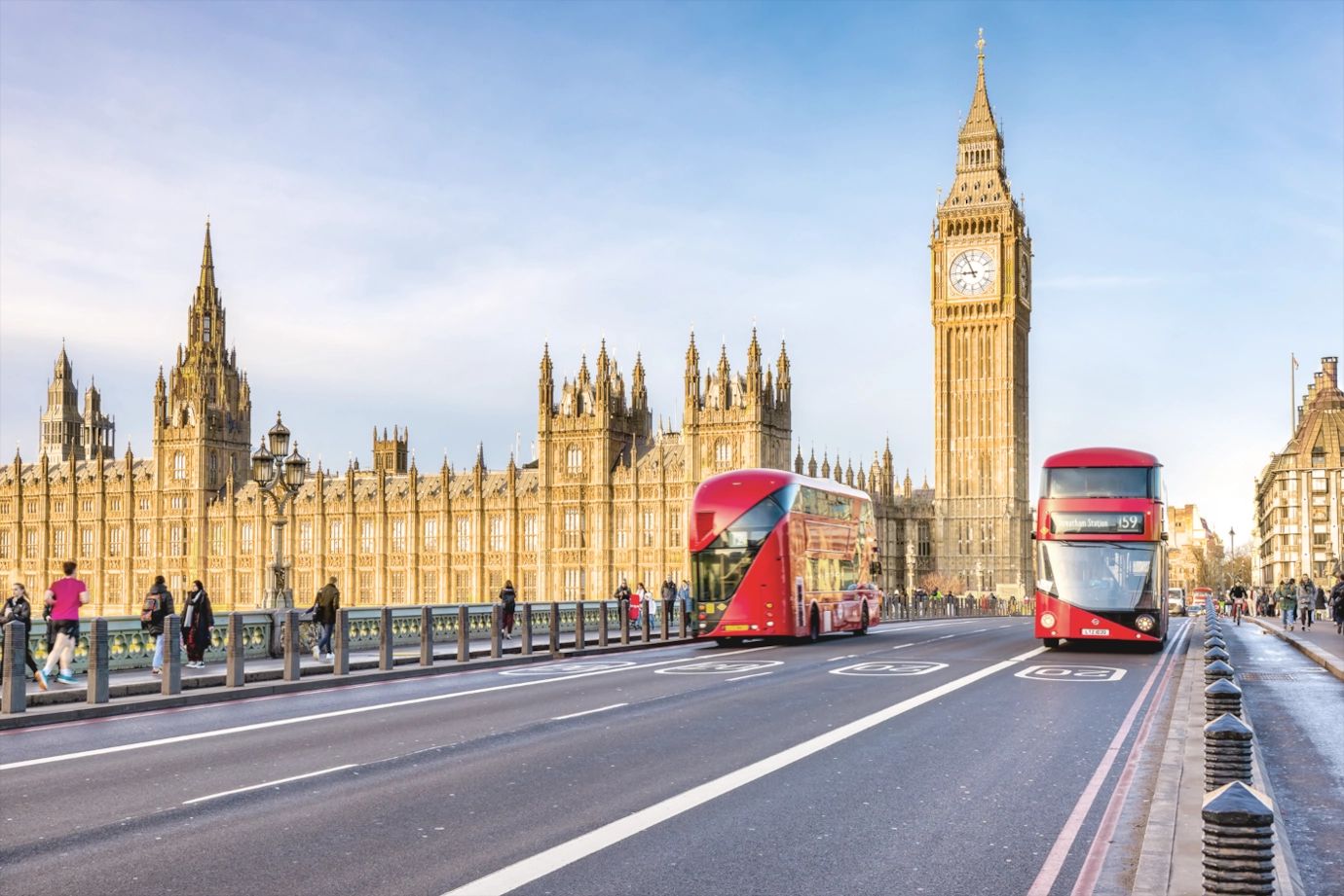 Ein Bild, das einen Teil Londons mit dem Big Ben und den Westminster Palast zeigt, für ein Escape Spiel