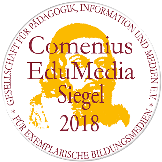 <h4>Comenius-EduMedia Siegel 2018</h4><p>phase6 wird von der Gesellschaft für Pädagogik, Information und Medien e.V. (GPI) prämiert.</p> Auszeichnung Comenius EduMedia Siegel 2018 der Gesellschaft für Pädagogik und Information e.V.