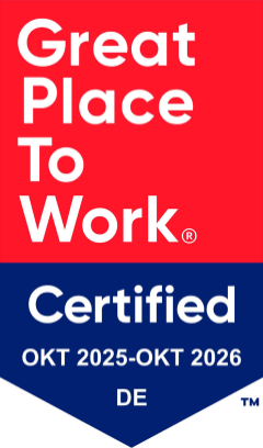 Great Place to Work - Certified (Oktober 2025 - Oktober 2026 DE)