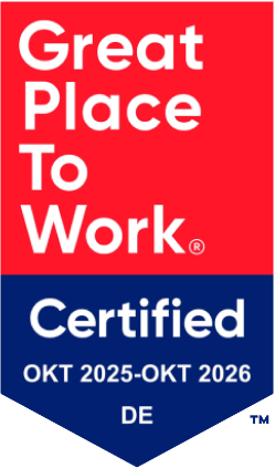Great Place to Work - Certified (Oktober 2025 - Oktober 2026 DE)