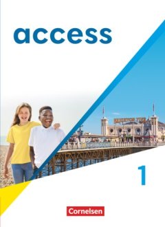 Das Cover zur Buchreihe Access - Allgemeine Ausgabe 2022 von Cornelsen zum Lernen der Vokabeln in der Sprache Englisch. Der Vokabeltrainer phase6 classic ist die beste App für bessere Noten.