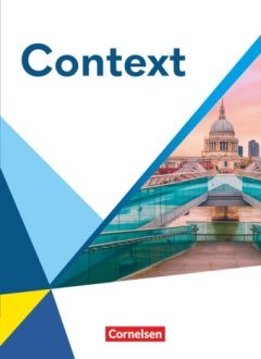 Das Cover zur Buchreihe Context 2022 von Cornelsen zum Lernen der Vokabeln in der Sprache Englisch. Der Vokabeltrainer phase6 classic ist die beste App für bessere Noten.