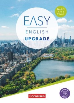 Das Cover zu Easy English Upgrade A2.1 von Cornelsen zum Lernen der Vokabeln in der Sprache Englisch - geeignet für Studium, VHS - passend zu ISBN 978-3-06-122719-7, 978-3-06-122729-6. Der Vokabeltrainer phase6 classic ist die beste App für bessere Noten.