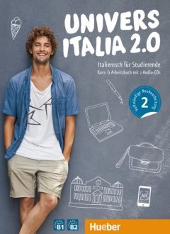 Das Cover zu UniversItalia 2.0 - B1/B2 (Audio) von Hueber zum Lernen der Vokabeln in der Sprache Italienisch - geeignet für Studium, VHS - passend zu ISBN 978-3-19-105464-9, 978-3-19-115464-6. Der Vokabeltrainer phase6 classic ist die beste App für bessere Noten.