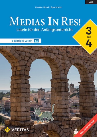 Das Cover zur Buchreihe Medias In Res! L6 (Lehrplan 2023) von Veritas zum Lernen der Vokabeln in der Sprache Latein. Der Vokabeltrainer phase6 classic ist die beste App für bessere Noten.
