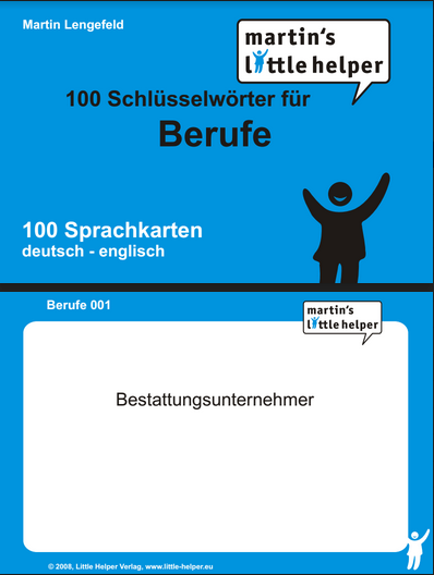 Little Helper 100 Schlüsselwörter für Berufe