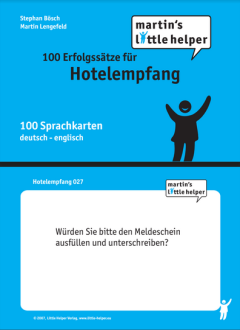 Little Helper 100 Erfolgssätze für Hotelempfang