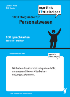 Little Helper 100 Erfolgssätze für Personalwesen
