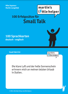 Little Helper 100 Erfolgssätze für Small Talk