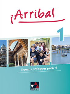 Das Cover zur Buchreihe ¡Arriba! von C.C.Buchner zum Lernen der Vokabeln in der Sprache Spanisch. Der Vokabeltrainer phase6 classic ist die beste App für bessere Noten.
