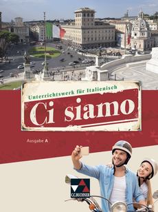Das Cover zur Buchreihe Ci siamo A von C.C.Buchner zum Lernen der Vokabeln in der Sprache Italienisch. Der Vokabeltrainer phase6 classic ist die beste App für bessere Noten.