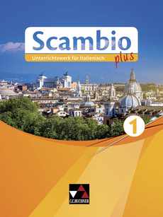 Das Cover zur Buchreihe Scambio plus von C.C.Buchner zum Lernen der Vokabeln in der Sprache Italienisch. Der Vokabeltrainer phase6 classic ist die beste App für bessere Noten.