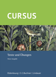 Das Cover zur Buchreihe Cursus - Neue Ausgabe von C.C.Buchner zum Lernen der Vokabeln in der Sprache Latein. Der Vokabeltrainer phase6 classic ist die beste App für bessere Noten.