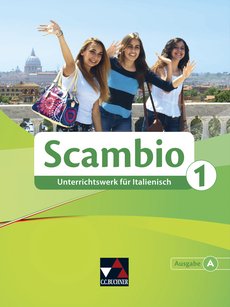 Das Cover zur Buchreihe Scambio - Ausgabe A von C.C.Buchner zum Lernen der Vokabeln in der Sprache Italienisch. Der Vokabeltrainer phase6 classic ist die beste App für bessere Noten.