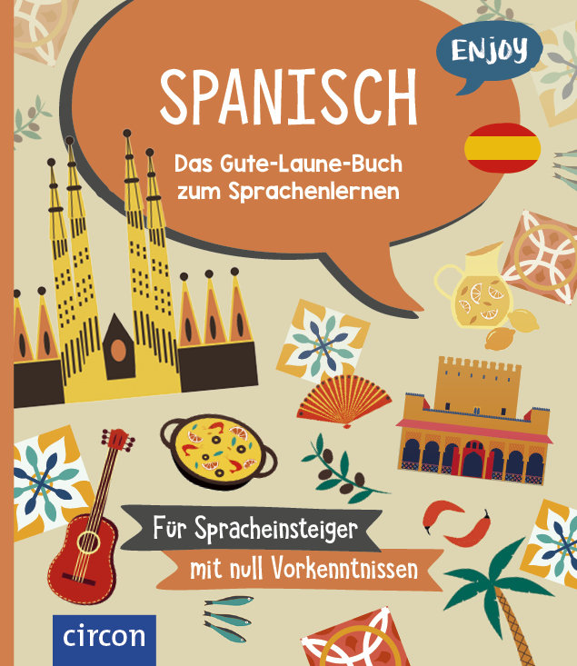 Das Cover zur Buchreihe Enjoy Spanisch von Circon Verlag zum Lernen der Vokabeln in der Sprache Spanisch. Der Vokabeltrainer phase6 classic ist die beste App für bessere Noten.
