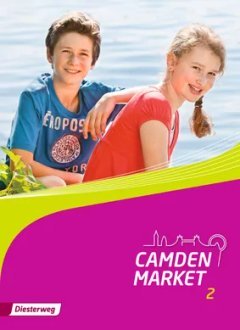 Das Cover zum Schulbuch Camden Market 2013 - Band 2 (Audio) von Diesterweg zum Lernen der Vokabeln in der Sprache Englisch - geeignet für Schule ab Klasse 5 (Realschule, Hauptschule, Grundschule (5-6), Sekundarschule, Integrierte Gesamtschule, Realschule+, Werkrealschule, Gemeinschaftsschule, Orientierungsstufe, Oberschule, Regelschule, Mittelstufenschule, Mittelschule, Förderstufe, Stadtteilschule, Regionale Schule, Kooperative Gesamtschule) - passend zu ISBN 978-3-425-73802-4. Der Vokabeltrainer phase6 classic ist die beste App für bessere Noten.