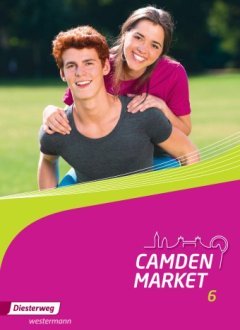 Das Cover zum Schulbuch Camden Market 2013 - Band 6 (Audio) von Diesterweg zum Lernen der Vokabeln in der Sprache Englisch - geeignet für Schule ab Klasse 5 (Realschule, Hauptschule, Gesamtschule, Sekundarschule, Integrierte Gesamtschule, Realschule+, Werkrealschule, Gemeinschaftsschule, Orientierungsstufe, Oberschule, Regelschule, Mittelstufenschule, Mittelschule, Förderstufe, Stadtteilschule, Regionale Schule, Kooperative Gesamtschule) - passend zu ISBN 978-3-425-73806-2. Der Vokabeltrainer phase6 classic ist die beste App für bessere Noten.