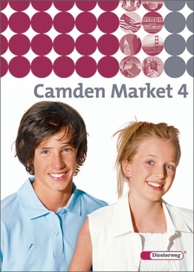 Das Cover zum Schulbuch Camden Market 4 von Diesterweg zum Lernen der Vokabeln in der Sprache Englisch - geeignet für Schule ab Klasse 5 (Realschule, Hauptschule, Sekundarschule, Integrierte Gesamtschule, Realschule+, Gemeinschaftsschule, Oberschule, Regelschule, Stadtteilschule, Regionale Schule, Kooperative Gesamtschule) - passend zu ISBN 978-3-425-72806-3, 978-3-425-72896-4. Der Vokabeltrainer phase6 classic ist die beste App für bessere Noten.