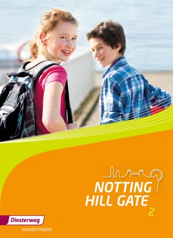 Das Cover zum Schulbuch Notting Hill Gate 2014 - Band 2 (Audio) von Diesterweg zum Lernen der Vokabeln in der Sprache Englisch - geeignet für Schule ab Klasse 5 (Integrierte Gesamtschule, Werkrealschule, Gemeinschaftsschule, Oberschule, Stadtteilschule) - passend zu ISBN 978-3-425-13992-0, 978-3-425-14002-5. Der Vokabeltrainer phase6 classic ist die beste App für bessere Noten.