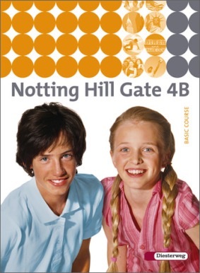 Das Cover zum Schulbuch Notting Hill Gate 4b von Diesterweg zum Lernen der Vokabeln in der Sprache Englisch - geeignet für Schule ab Klasse 5 (Integrierte Gesamtschule, Realschule+, Werkrealschule, Gemeinschaftsschule, Oberschule, Mittelstufenschule, Stadtteilschule, Regionale Schule) - passend zu ISBN 978-3-425-11604-4, 978-3-425-11674-7. Der Vokabeltrainer phase6 classic ist die beste App für bessere Noten.