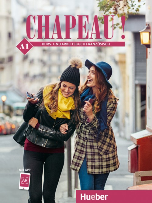 Das Cover zur Buchreihe Chapeau ! von Hueber zum Lernen der Vokabeln in der Sprache Französisch. Der Vokabeltrainer phase6 classic ist die beste App für bessere Noten.