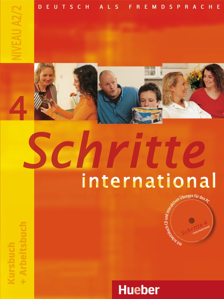 Das Cover zum Schulbuch Schritte international 4 (Englisch) von Hueber zum Lernen der Vokabeln in der Sprache Deutsch (DaF) - geeignet für Studium, VHS - passend zu ISBN 978-3-19-001853-6. Der Vokabeltrainer phase6 classic ist die beste App für bessere Noten.