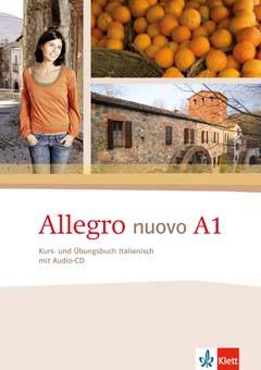 Das Cover zur Buchreihe Allegro nuovo von Ernst Klett Sprachen zum Lernen der Vokabeln in der Sprache Italienisch. Der Vokabeltrainer phase6 classic ist die beste App für bessere Noten.