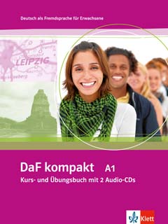 Das Cover zur Buchreihe DaF kompakt von Ernst Klett Sprachen zum Lernen der Vokabeln in der Sprache Deutsch (DaF). Der Vokabeltrainer phase6 classic ist die beste App für bessere Noten.