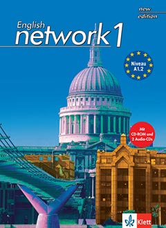 Das Cover zur Buchreihe Network New Edition von Ernst Klett Sprachen zum Lernen der Vokabeln in der Sprache Englisch. Der Vokabeltrainer phase6 classic ist die beste App für bessere Noten.