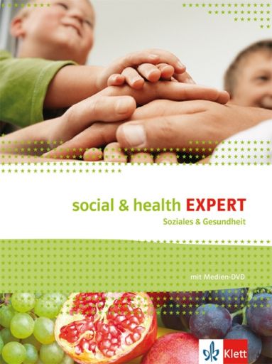 Das Cover zum Schulbuch Klett social & health EXPERT von Ernst Klett Verlag zum Lernen der Vokabeln in der Sprache Englisch - geeignet für Berufsschule - passend zu ISBN 978-3-12-800117-3. Der Vokabeltrainer phase6 classic ist die beste App für bessere Noten.